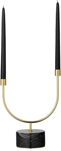 AYTM GRASIL Ljusstake Svart/Guld