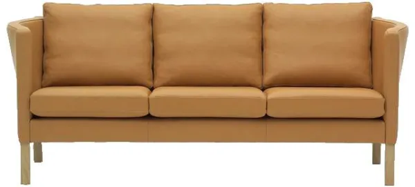 Nielaus AV59 skinnsoffa - 3 pers.