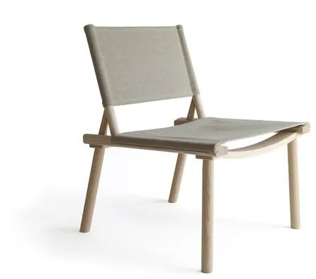 Nikari December Fåtölj Oljad Ask/Lin Canvas